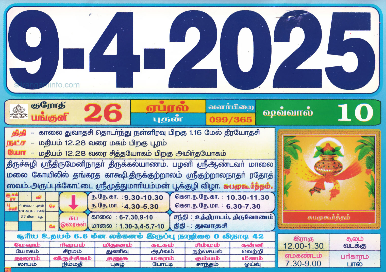 Tamil Daily Calendar 2025, Tamil Calendar 2025, Nalla Neram regarding September Daily Calendar 2025 Tamil